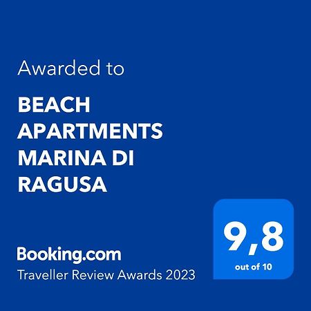 Beach Apartments Марина-ді-Рагуза Екстер'єр фото